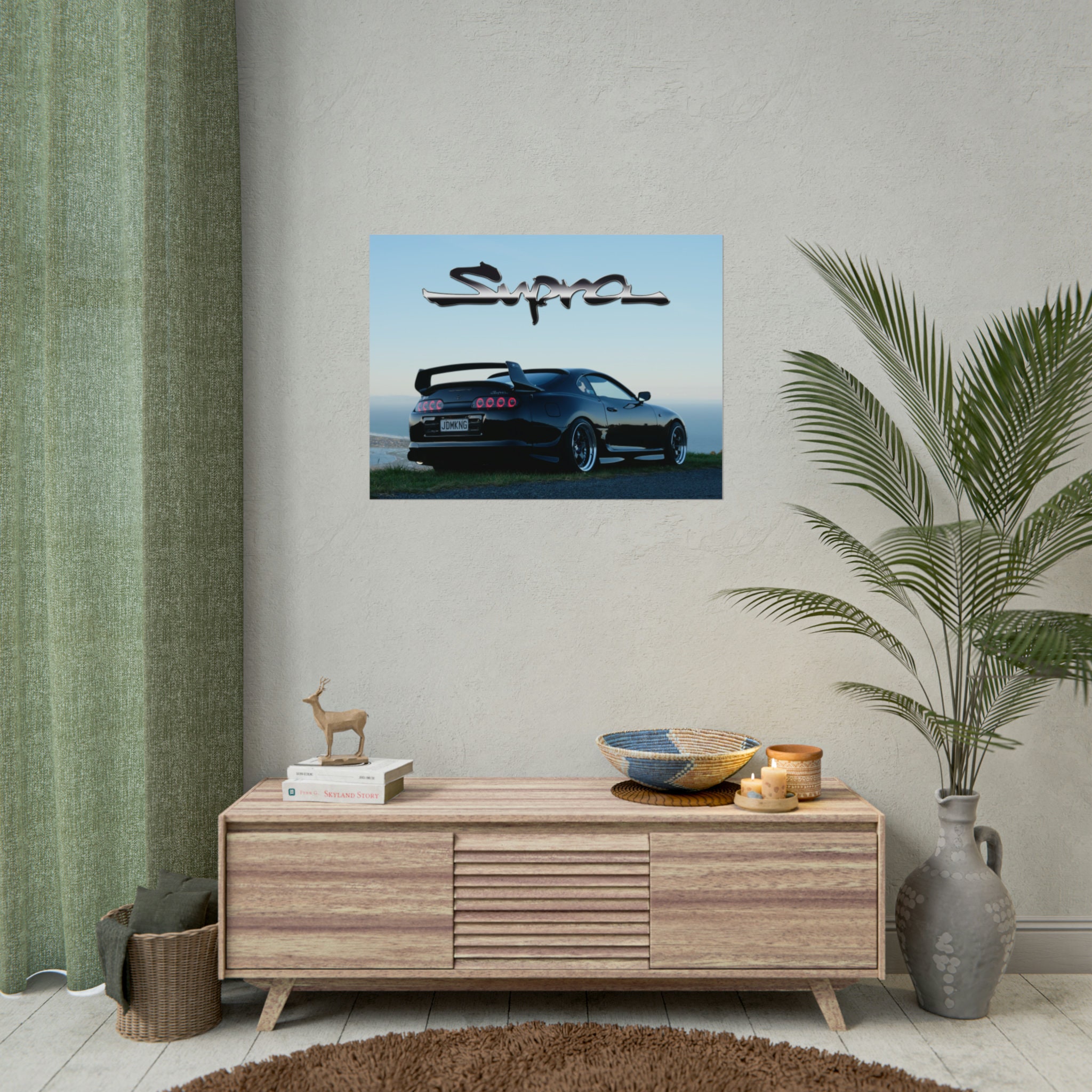 MK4 Supra 'RZ Turbo Supra Logo' Wall Poster, Pro Spec Imports Supra