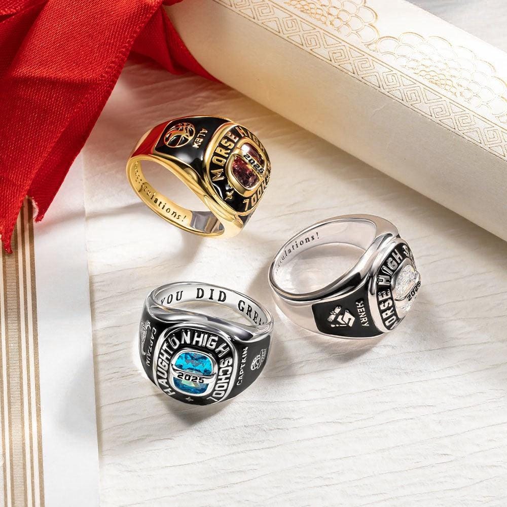 College Pinky Ring - Etsy
