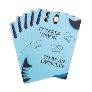 Cartas de pôquer do Optician