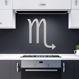 Scorpio Symbol Metal Art | Scorpio Gifts | Big Scorpio Energy | Scorpio Zodiac Women Art | Scorpio Birthday Gift | Scorpio Wall Art