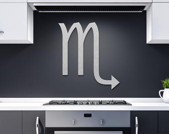 Scorpio Symbol Metal Art | Scorpio Gifts | Big Scorpio Energy | Scorpio Zodiac Women Art | Scorpio Birthday Gift | Scorpio Wall Art