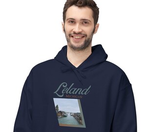 Leland Michigan Hoodie | Leland MI | Leland | Leland Michigan | Leland Blue | Michigan Souvenirs | Pure Michigan | Michigan Sweatshirt