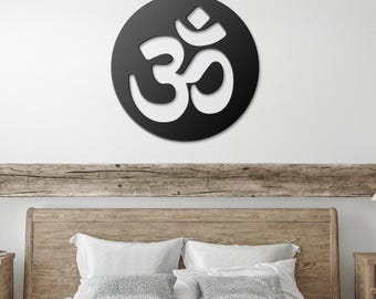 Om Metal Wall Art | Ohm Wall Art | Om Symbol | Om Sign | Om Symbol for Door | Om Symbol Art | Metal Om | Om Wall Art | Aum | Aum Symbol
