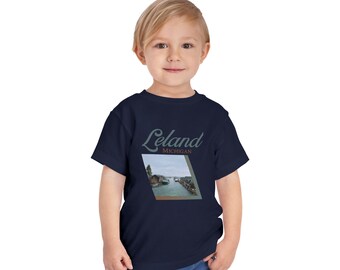Leland Michigan Toddler Tee | Leland MI | Leland Michigan | Leland Blue | Michigan Kids Shirt | Michigan T Shirt | Leland | Pure Michigan