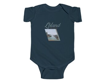 Leland Michigan Infant Bodysuit | Leland MI | Leland Michigan | Leland Blue | Michigan Souvenirs | Michigan Baby | Michigan Baby Shirt |