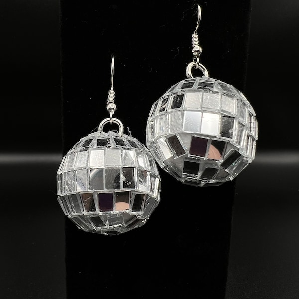 Disco Ball Earrings Etsy