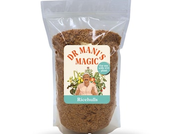 Rice Hulls | Clean-Look Organic Mulch | Blocks Weeds, Algae & Insects