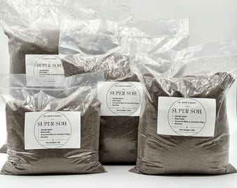 Super Soil - A Mineral-Based Soil by Dr. Mani&#39;s Magic - Good For All Plants, Indoor And Out. Made From Sandy Loam Soil Plus Biochar