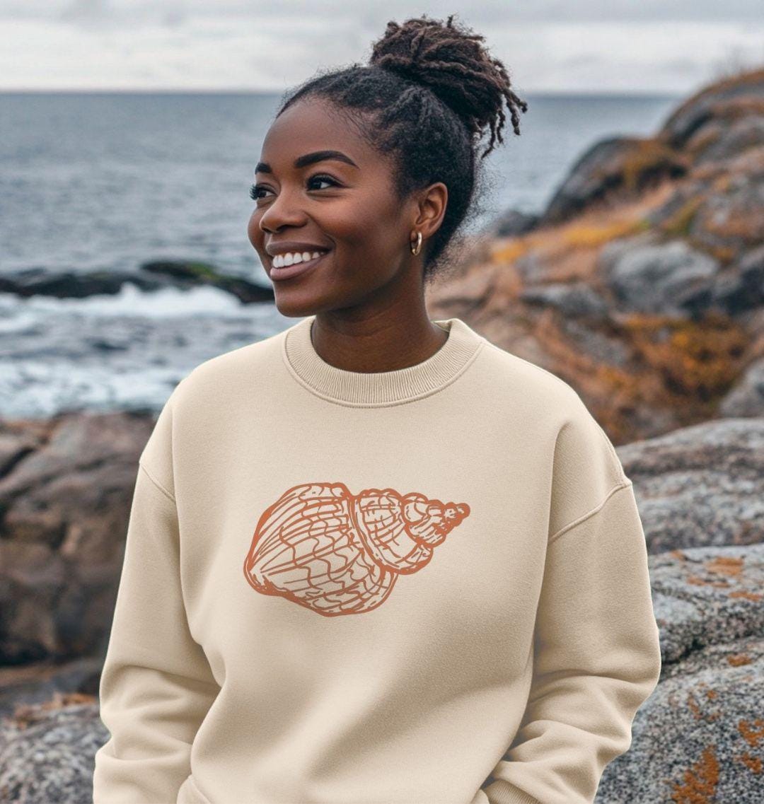 Vegan Colorful Pattern Print Women Off Shoulder Sweatshirt main image 0