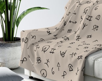 Cattle Brands Blanket Sherpa Fleece Blanket Western Blanket Soft Throw Blanket Western Home Decor Western Aesthetic Ranch Decor Sherpa Throw