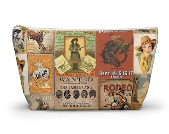 Western Makeup Bag Western Cosmetic Bag Toiletry Bag Western Accessories Cowgirl Accessories Western Aesthetic Western Gift Makeup organizer