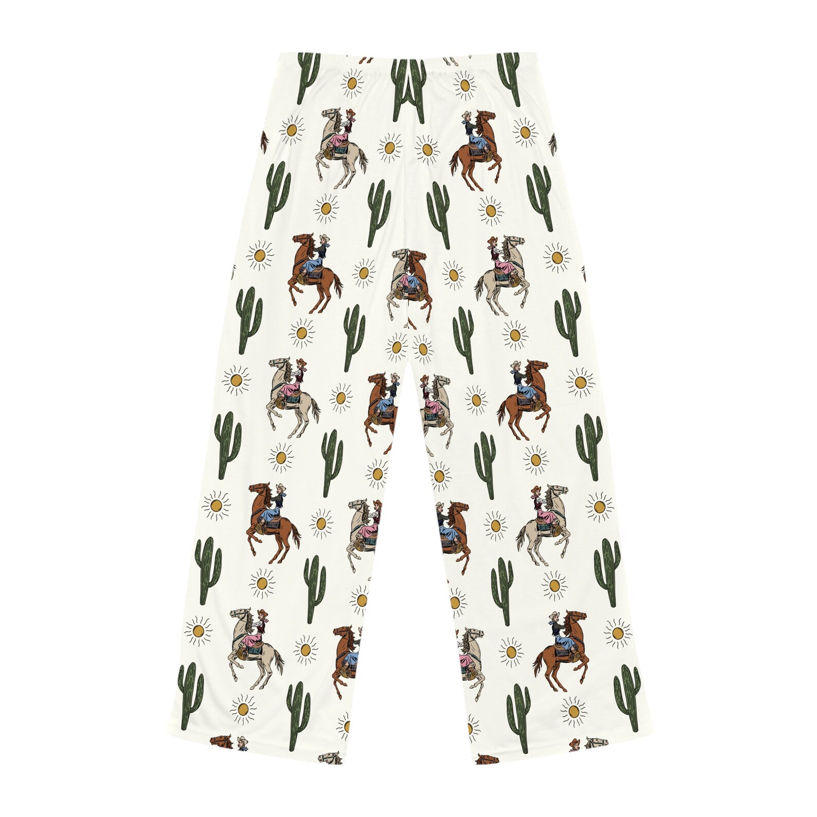 Retro Cowgirl Pajama Pants Western Pajamas Western Pjs Cute Etsy