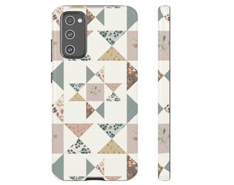 Quilt Block iphone Case Quilting Gift For Quilter Cottage Core Gift For Homesteader Sewing Crafting Gift For Grandma Knitting Trad Wife Gift