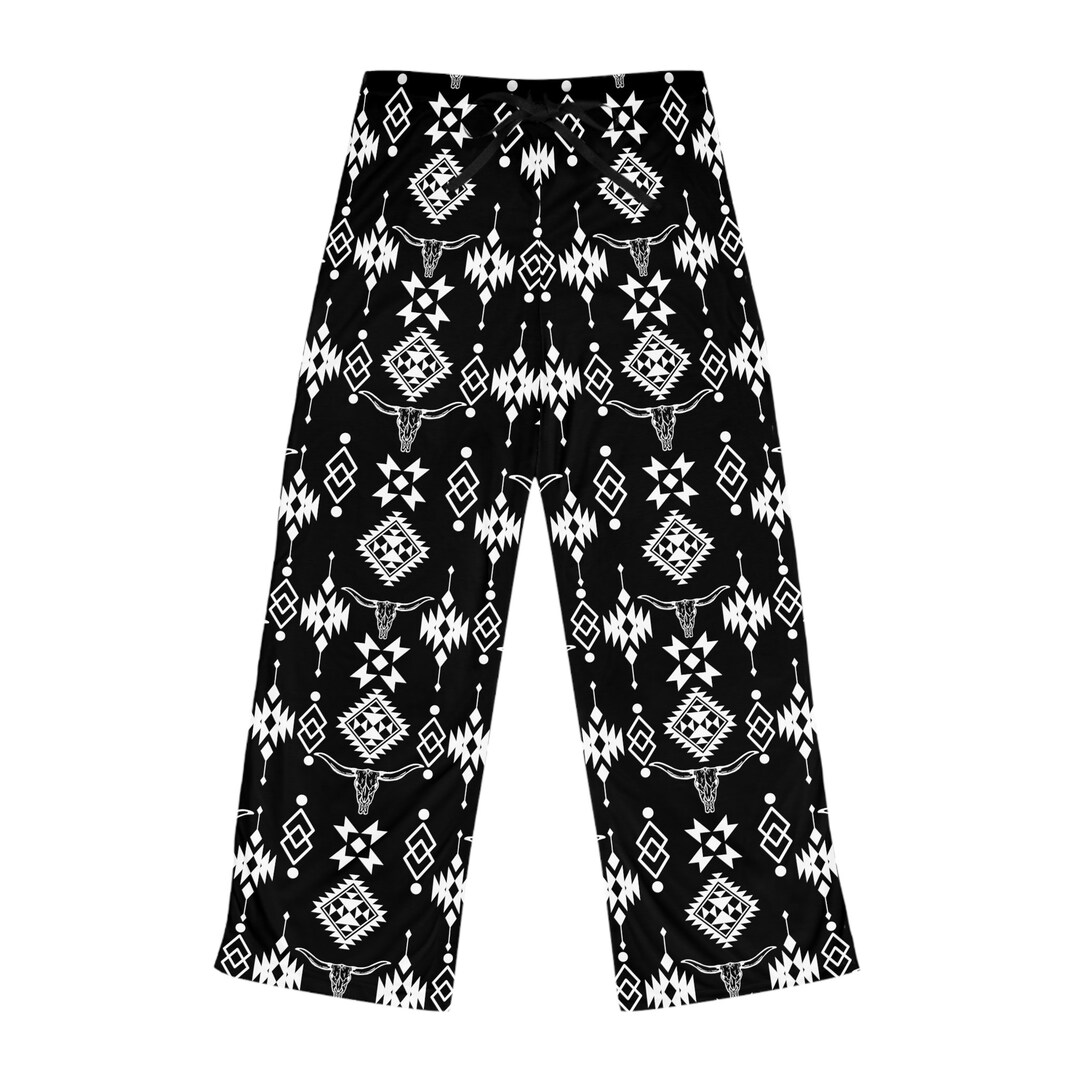 Southwestern Aztec Pajama Top Short Set