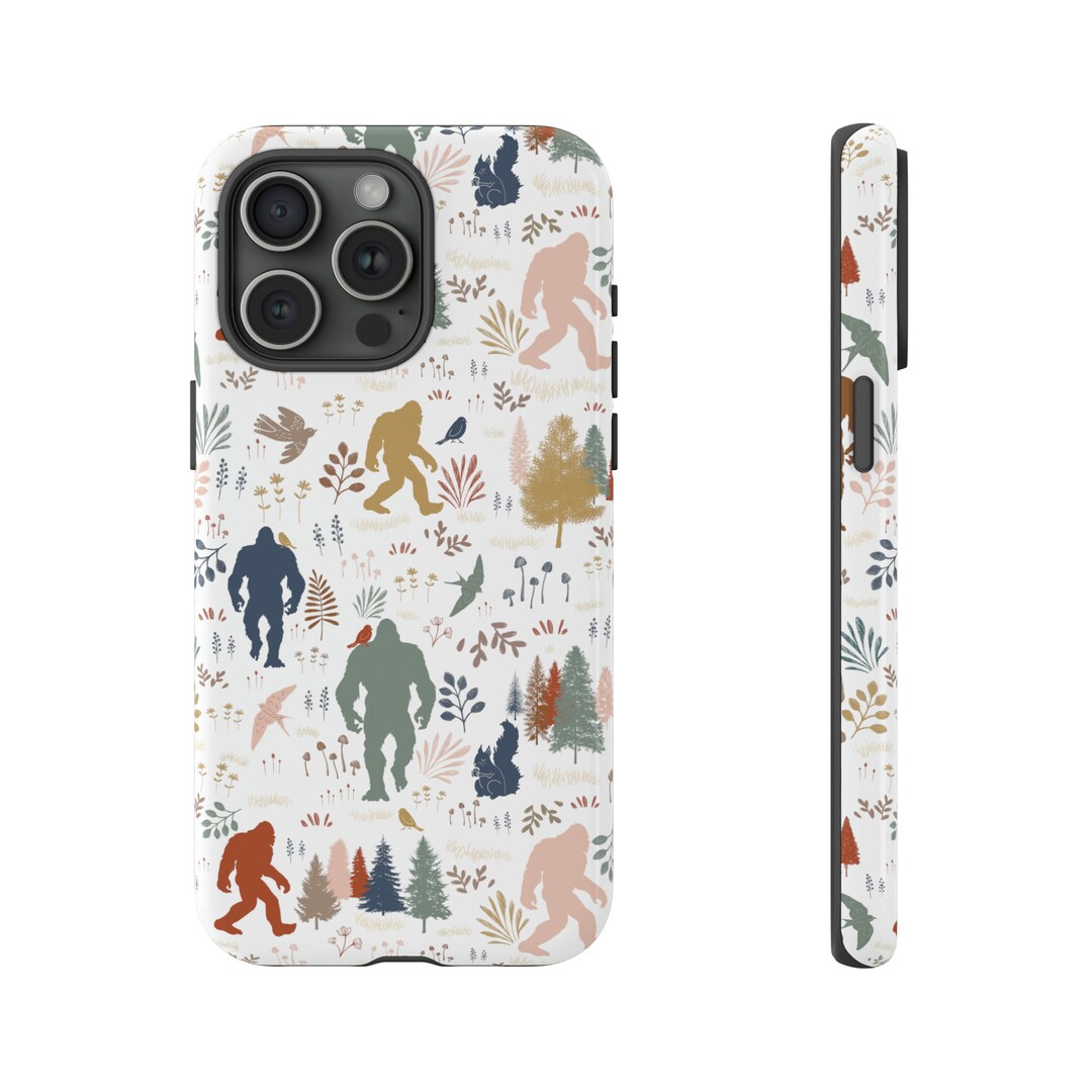 Bigfoot Phone Case Sasquatch Phone Case Cryptids Yeti Nature Lover