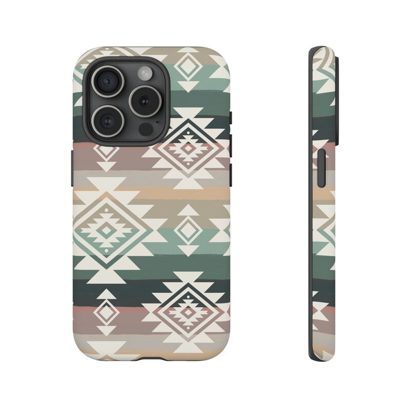 Aztec Phone Case Aztec iPhone Case Western Phone Case Western iPhone Case Western Gift Cowgirl Phone Case Western Accessories iPhone 15 case zdjęcie 5