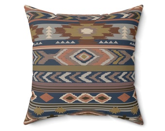 Aztec Western Throw Pillow For Couch Sofa Decorative Western Decor Ranch Decor Western Gift Cowboy Decor Southwestern Decor Western Bedding