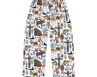 Pantalon de pyjama Alaska pour homme, cadeau souvenir de l'Alaska pour lui, nature sauvage, randonnée, croisière, dernière frontière, camping, cadeau, petit ami, papa, frère