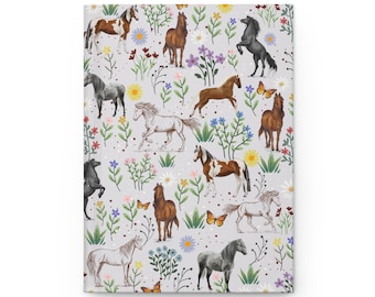 Horse Journal Hardcover Journal Horse Lover Gift Horse Gift Horse Mom Equestrian Gift Rodeo Girl Country Girl Western Notebook School Notes