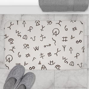 Cattle Brands Bath Mat Western Bath Mat Western Bath Rug Western Bathroom Decor Ranch Decor Farmhouse Decor Western Bathroom Accessories