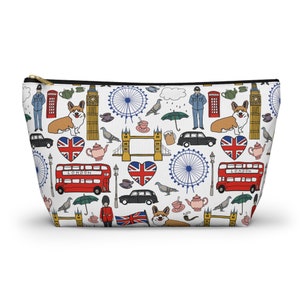 London Makeup Bag London Souvenir British Gift English Gift London Icons Gift For Brit Great Britain Travel Gift UK Travel Gift England Gift