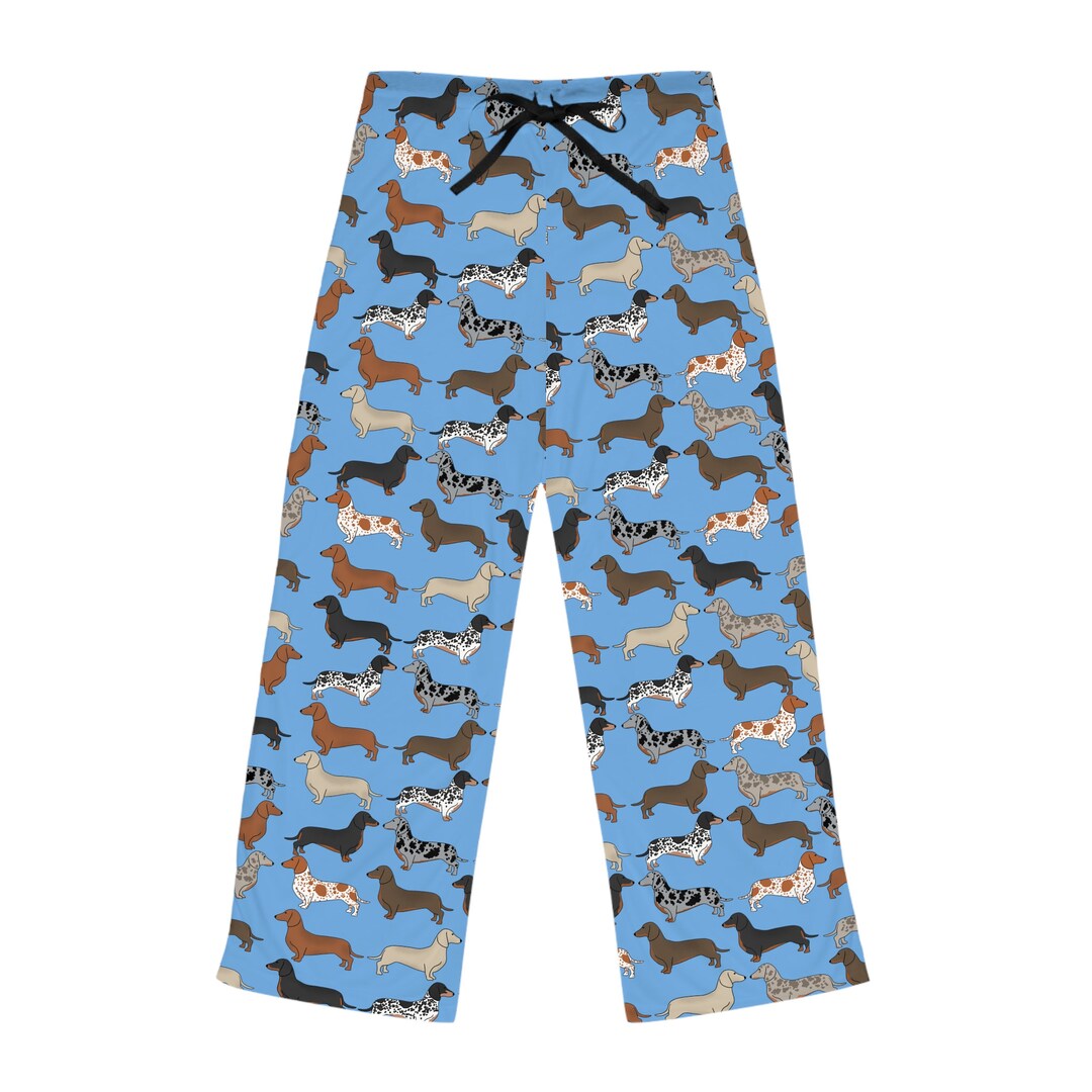 Dachshund Pajama Pants Dachshund Gift Cute Sleepwear Dog Lover Gift ...