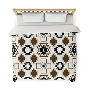 Western Duvet Cover Aztec Western Bedding Cowboy Decor Western Decor Cowboy Bedding Boho Bedding Western Bedroom Cowgirl Southwestern Decor