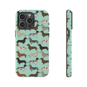 Dachshund Phone Case Dog Lover iPhone 15 Case Sausage Dog Doxie Mom Wiener Dog Gift Dog Phone Case Dog Lover Gift For Dog Walker Dog Owner