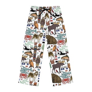 Alaska Pajama Pants Alaska Pajamas Alaska Souvenir Alaska Gift Wilderness Nature Alaska Wild Alaska Hiking Cruise Souvenir Camping Gift