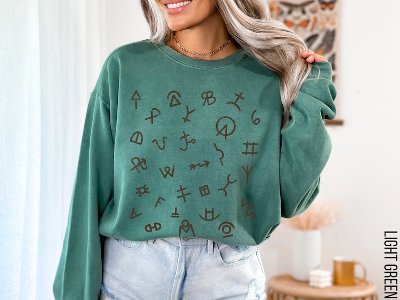 Cattle Brands Sweatshirt Western Shirt Rodeo Shirt Cattle Ranch Gift Comfort Colors Sweatshirt Cowgirl Sweatshirt Western Aesthetic Farm afbeelding 1