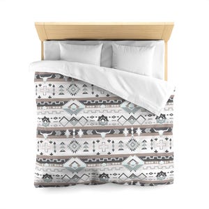 Aztec Duvet Cover Southwestern Bedding Aztec Print Bedroom Decor Southwestern Decor Ranch Home Decor Western Home Decor Modern Farmhouse