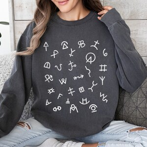 Cattle Brands Sweatshirt Western Shirt Rodeo Shirt Cattle Ranch Gift Comfort Colors Sweatshirt Cowgirl Sweatshirt Western Aesthetic Farm afbeelding 5