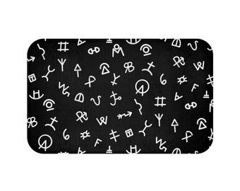 Cattle Brands Bath Mat Western Bath Mat Western Bath Rug Western Bathroom Decor Ranch Decor Farmhouse Decor Western Bathroom Accessories