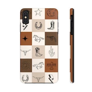 Far West coque de portable neutres coque de portable western coque pour iPhone Western rétro cadeau western coque de téléphone cow-girl coque iPhone cow-girl esthétique western image 10
