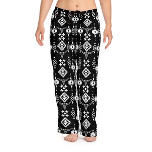 Colores de Mexico Southwestern Aztec Satin pajamas