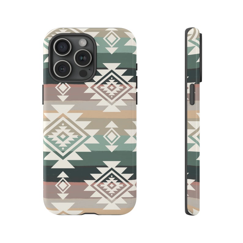 Aztec Phone Case Aztec iPhone Case Western Phone Case Western iPhone Case Western Gift Cowgirl Phone Case Western Accessories iPhone 15 case zdjęcie 1