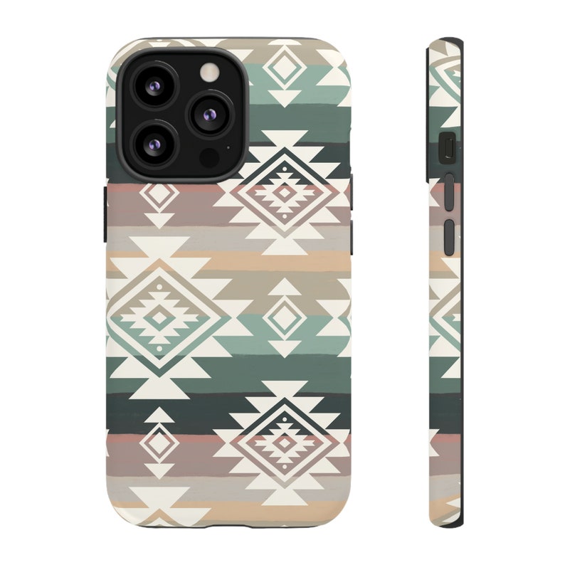 Aztec Phone Case Aztec iPhone Case Western Phone Case Western iPhone Case Western Gift Cowgirl Phone Case Western Accessories iPhone 15 case zdjęcie 7