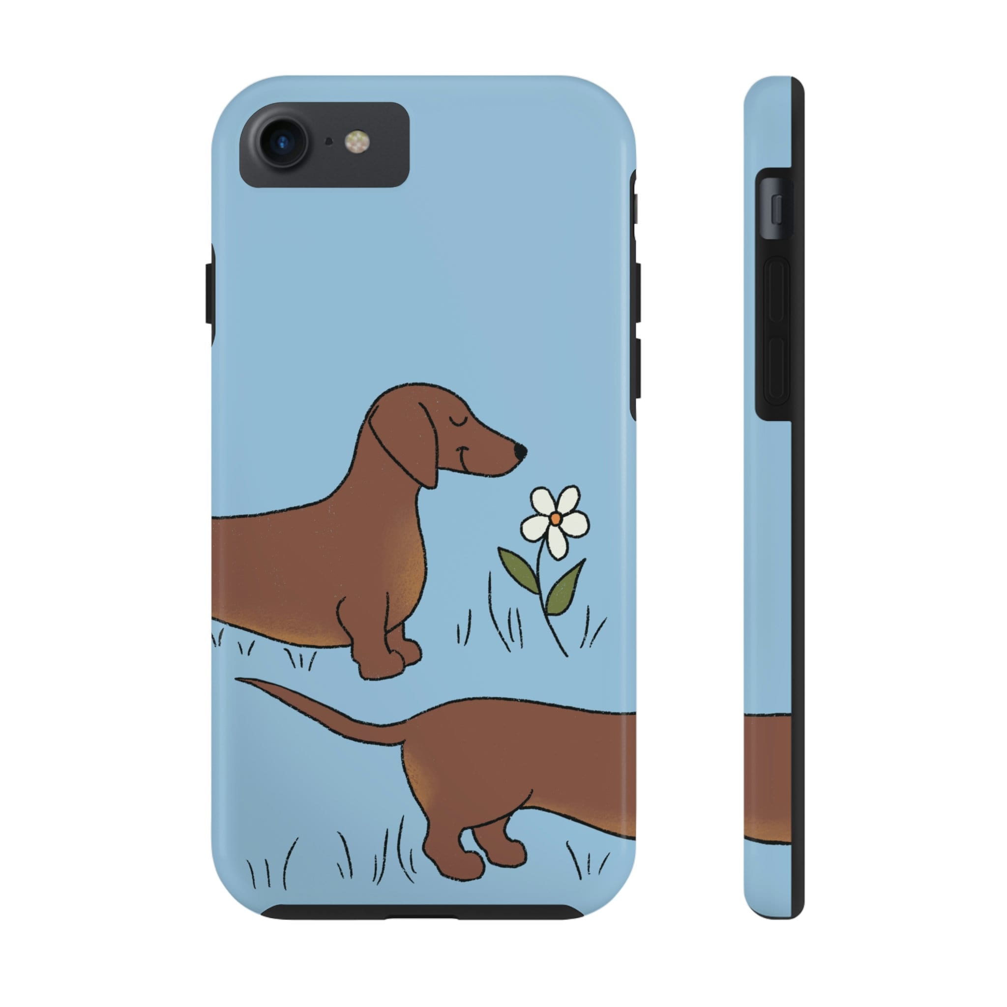 Dachshund Phone Case | Minimalist Phone Case | Sausage Dog