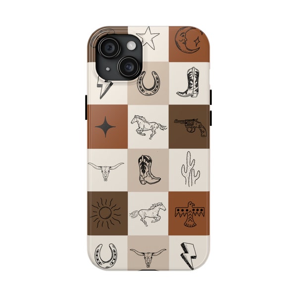 Wild West Phone Case Neutrals Phone Case Western iphone Case Retro Western Gift Cowgirl Phone Case Cowgirl iphone Case Western Aesthetic