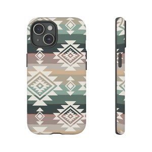 Aztec Phone Case Aztec iPhone Case Western Phone Case Western iPhone Case Western Gift Cowgirl Phone Case Western Accessories iPhone 15 case zdjęcie 3