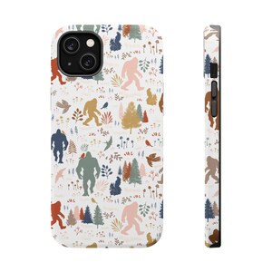 Bigfoot Magsafe Tough Cases Sasquatch Phone Case Cryptids Yeti Nature Lover Gift Funny Boho Accessories Conspiracy Lover Gift For Hiker image 6