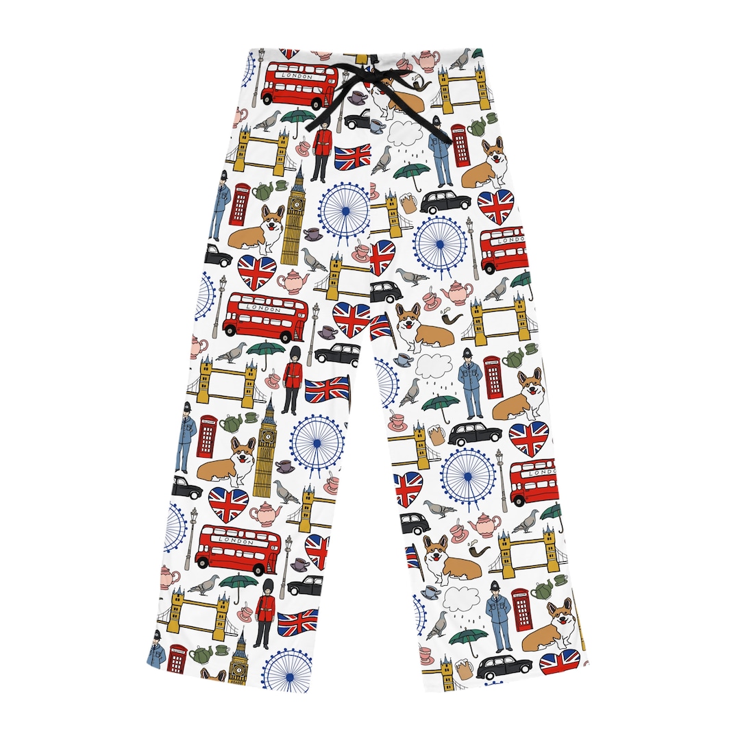 London Pajama Pants London Gift British Gift English Gift London Icons