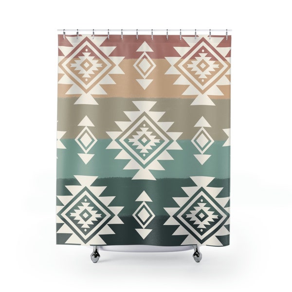 Southwestern Shower Curtains Etsy