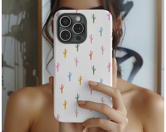 Cactus Phone Case Western iPhone 15 Case Samsung Case Cowgirl Phone Case Cute Cowgirl iPhone Case Western Gift Western Accessories Rodeo