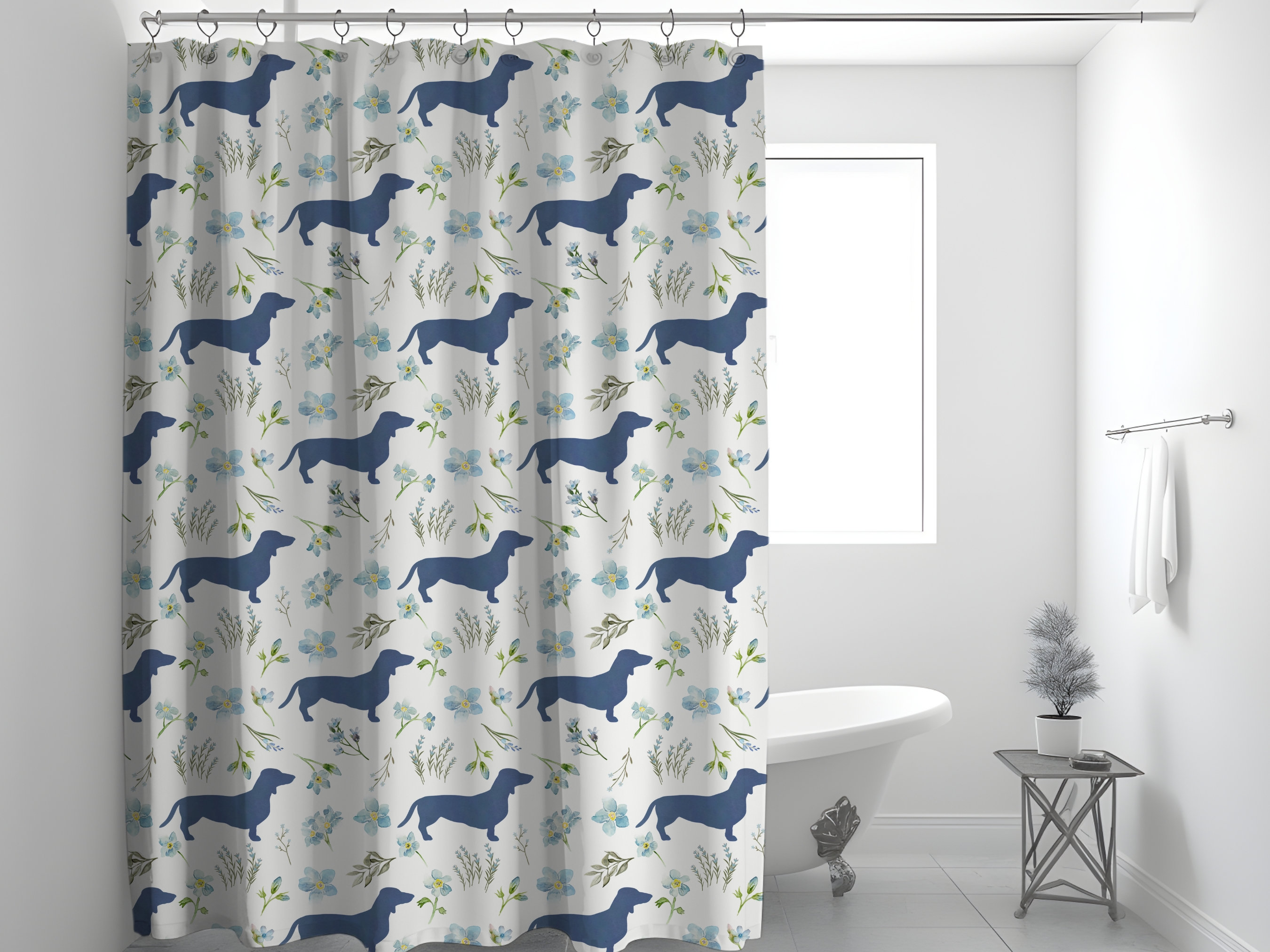 Dachshund Shower Curtain Dachshund Shower Curtain