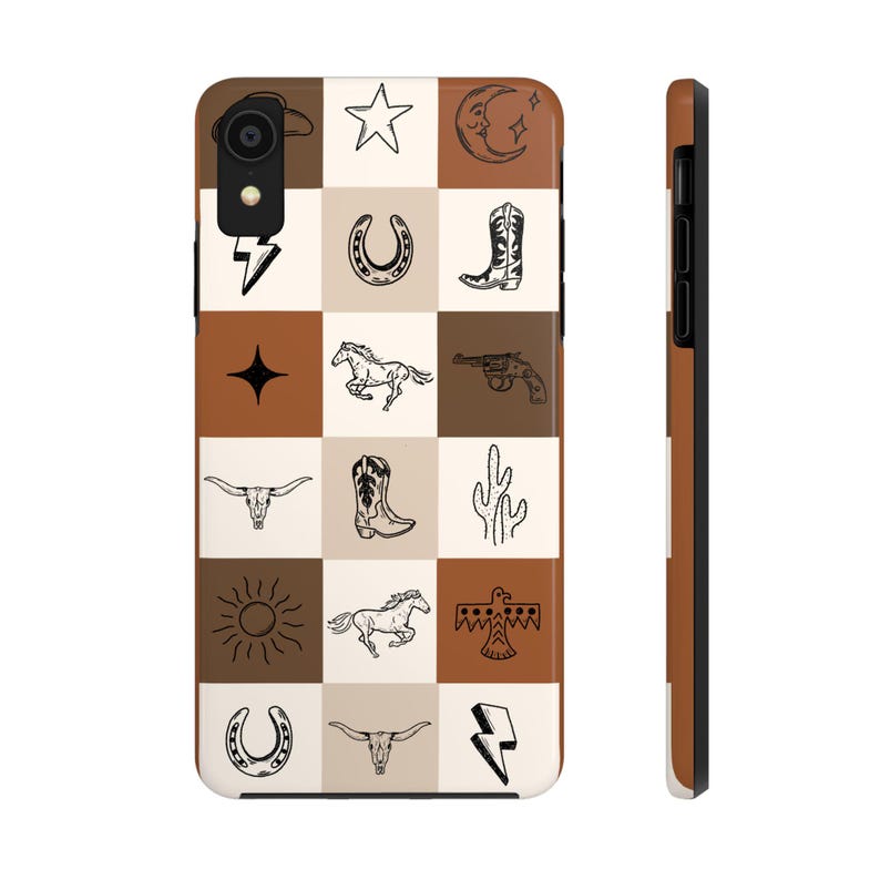 Far West coque de portable neutres coque de portable western coque pour iPhone Western rétro cadeau western coque de téléphone cow-girl coque iPhone cow-girl esthétique western image 8