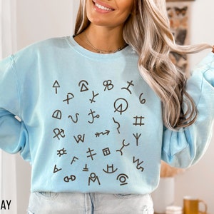 Cattle Brands Sweatshirt Western Shirt Rodeo Shirt Cattle Ranch Gift Comfort Colors Sweatshirt Cowgirl Sweatshirt Western Aesthetic Farm afbeelding 4