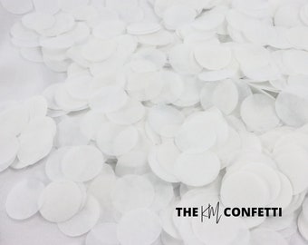 Bulk Biodegradable Wedding Confetti, Classic White 1.5cm Circle Confetti, Parties Throwing, Table Decorations