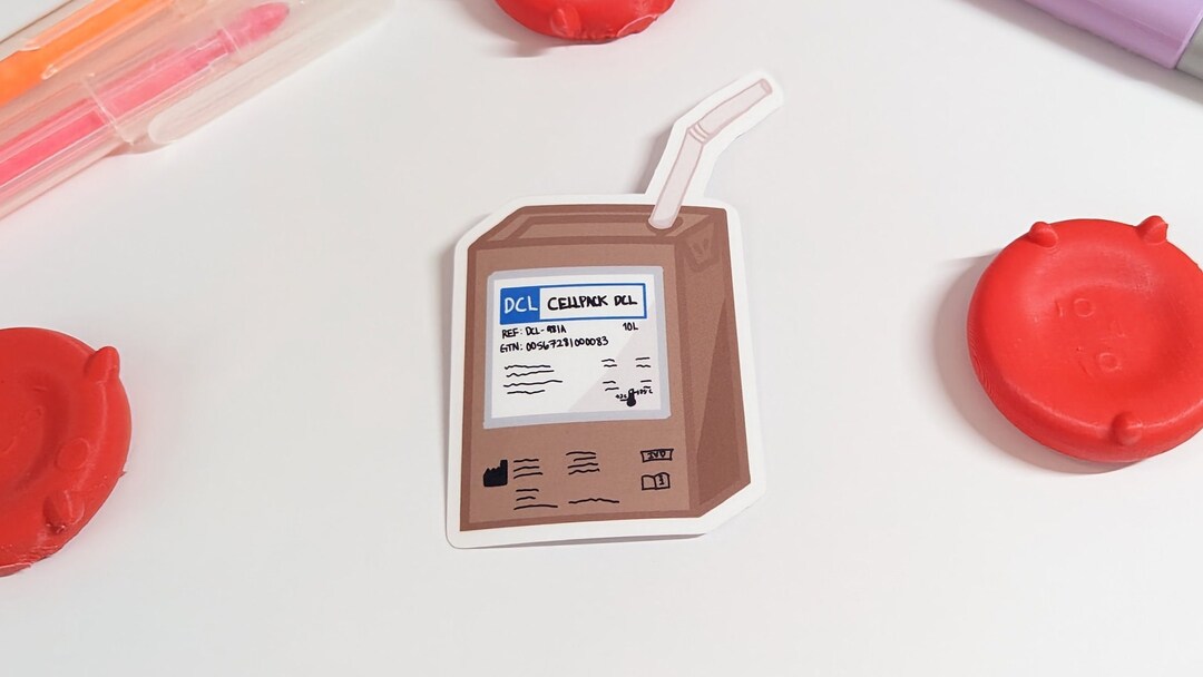 Hematology Reagent DCL Vinyl Sticker Med Etsy
