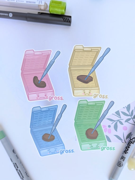 Histology Grossing Cassette Vinyl Sticker - med lab/laboratory/anatomical pathology/science/hospital/healthcare/lab gifts/notebook